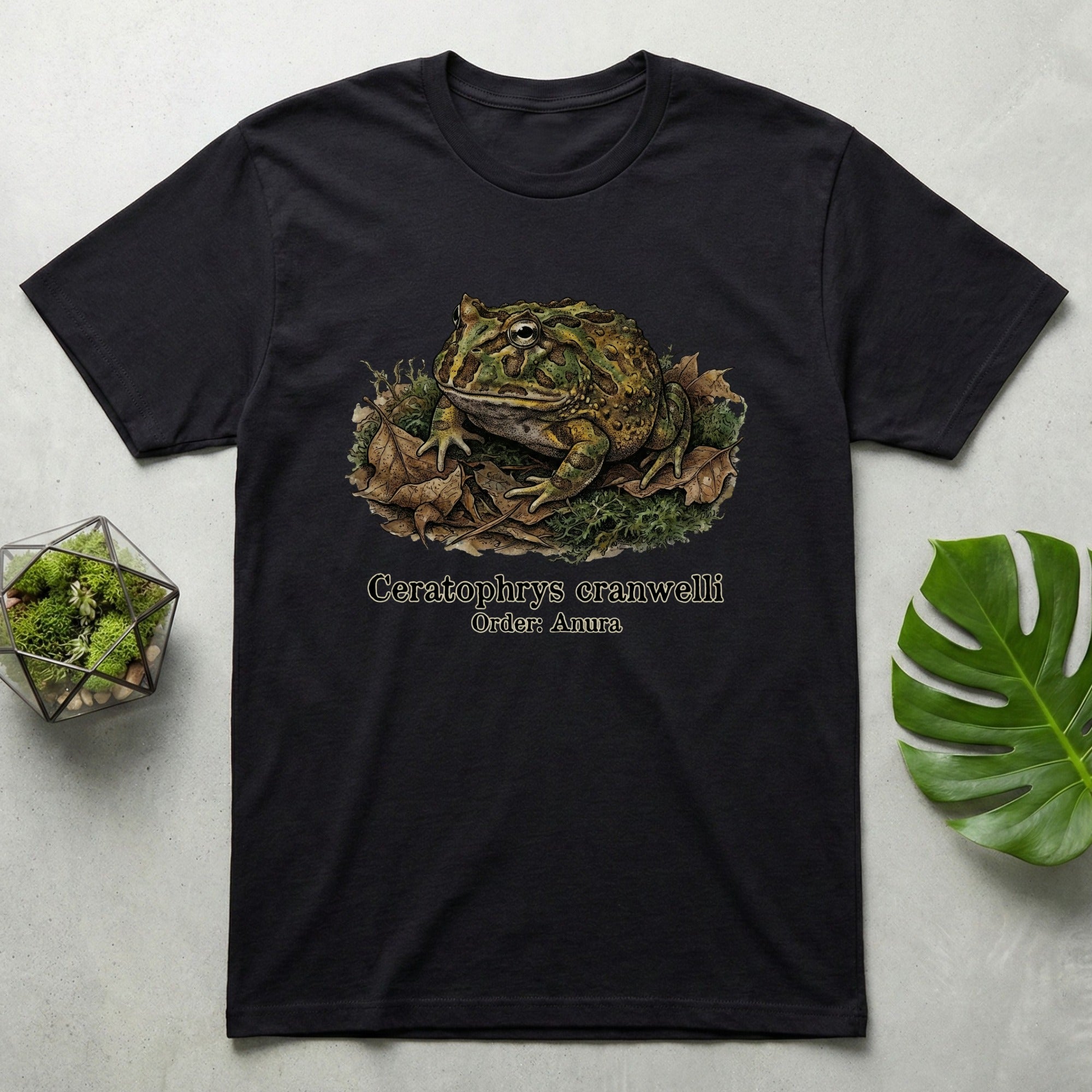 Ceratophrys cranwelli Order Anura Graphic T-Shirt