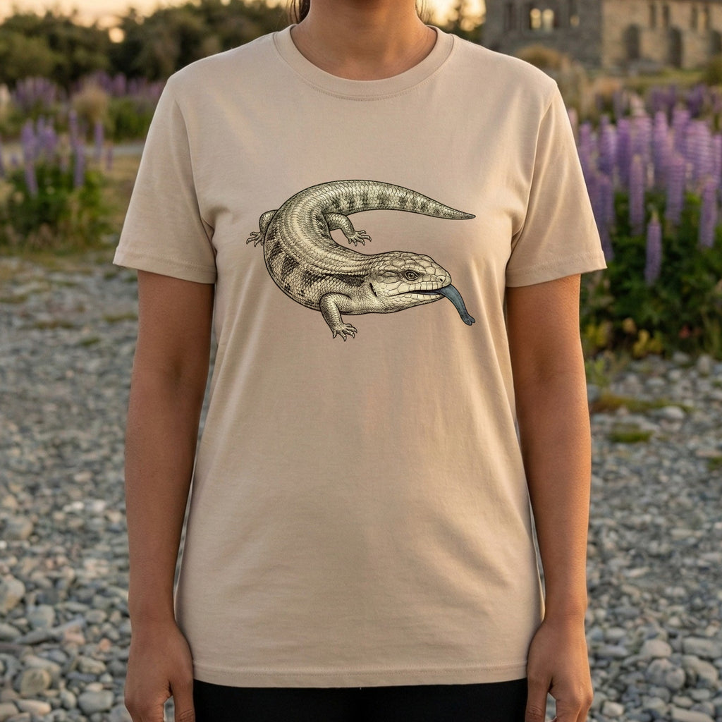 Blue-Tongued Lizard Illustration Shirt Product