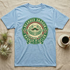 Light blue t-shirt with "Bearded Dragon Basking Club" and dragon graphic.