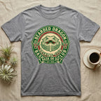 Grey t-shirt with "Bearded Dragon Basking Club" logo featuring a dragon head.