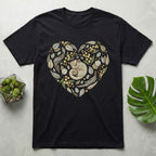 Adorable Squirrel Heart Design Graphic T-Shirt