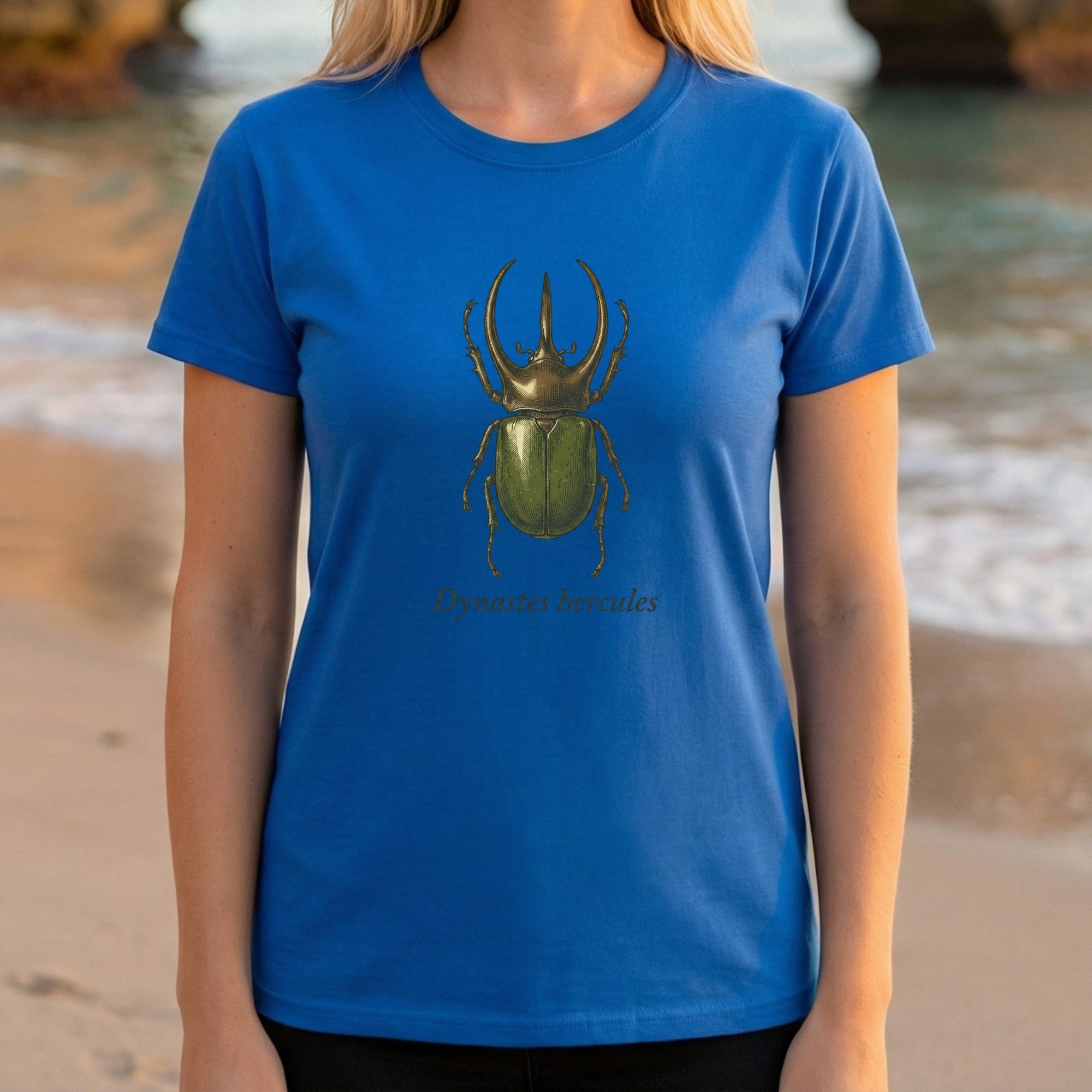 Dynastes Hercules Beetle Graphic Women's T-Shirt