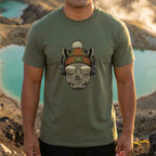 Rhino with Beanie and Headphones T-Shirt