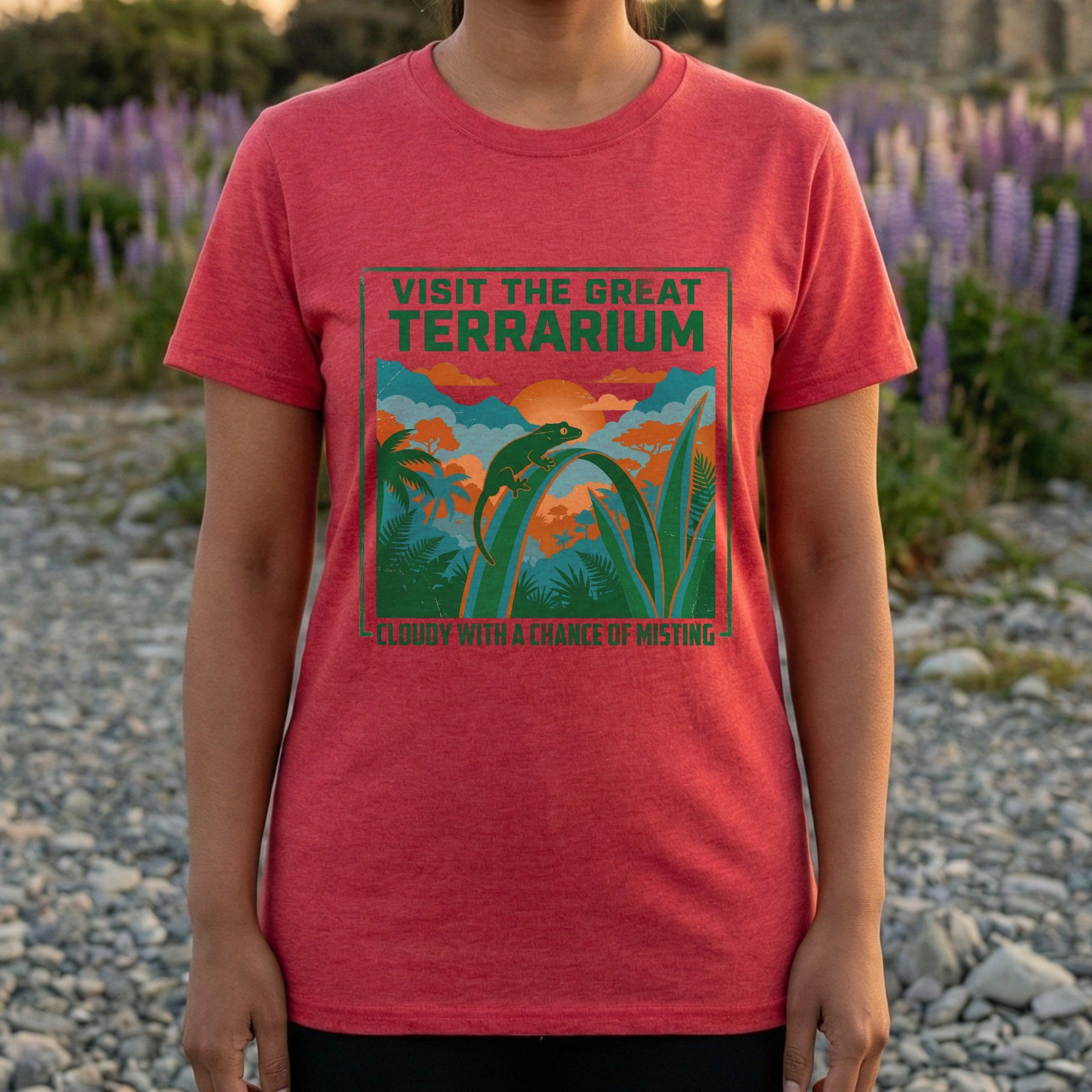 Visit The Great Terrarium Cloudy Chance of Misting Shirt