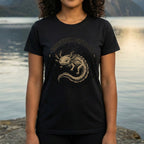 Monstrum Aquosum Axolotl Graphic T-shirt for Fantasy Lovers