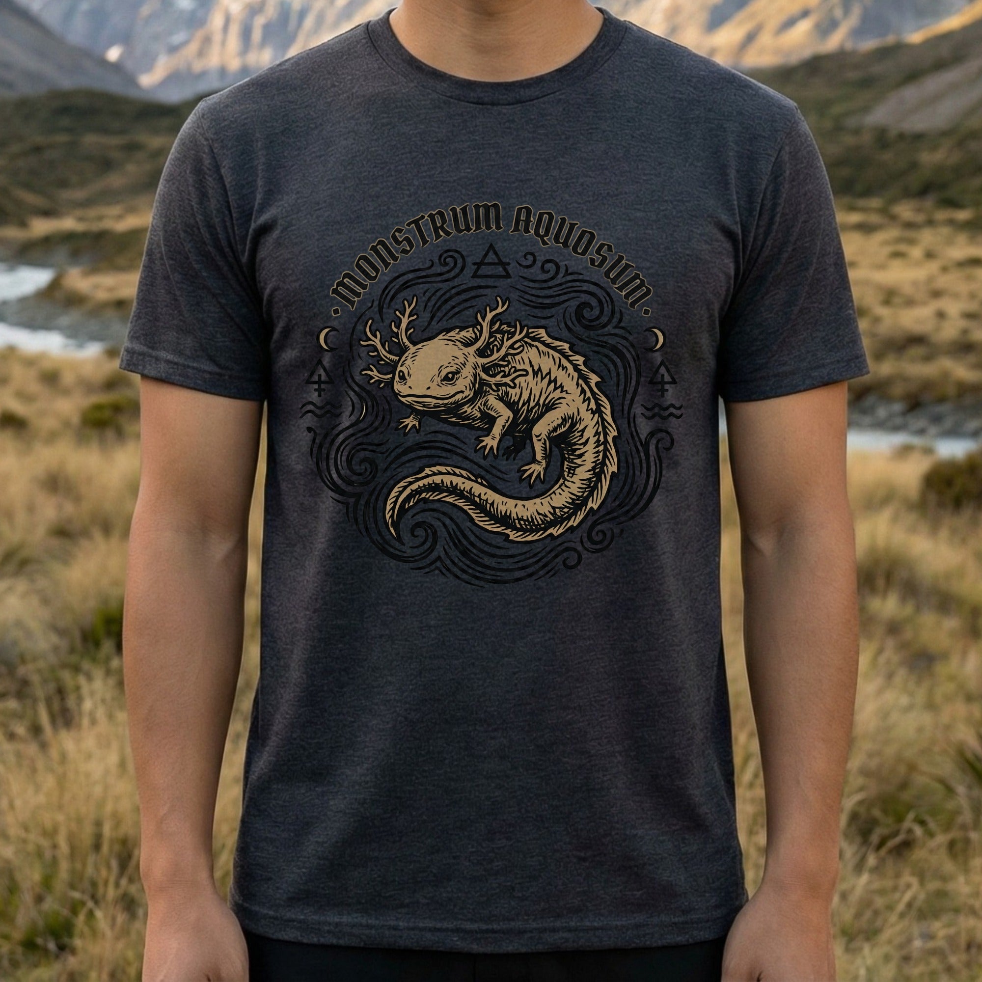 Monstrum Aquosum Creature Graphic T-shirt