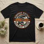Black t-shirt with "Venomous Heritage Gila Monster Southwest Division" text and graphics.