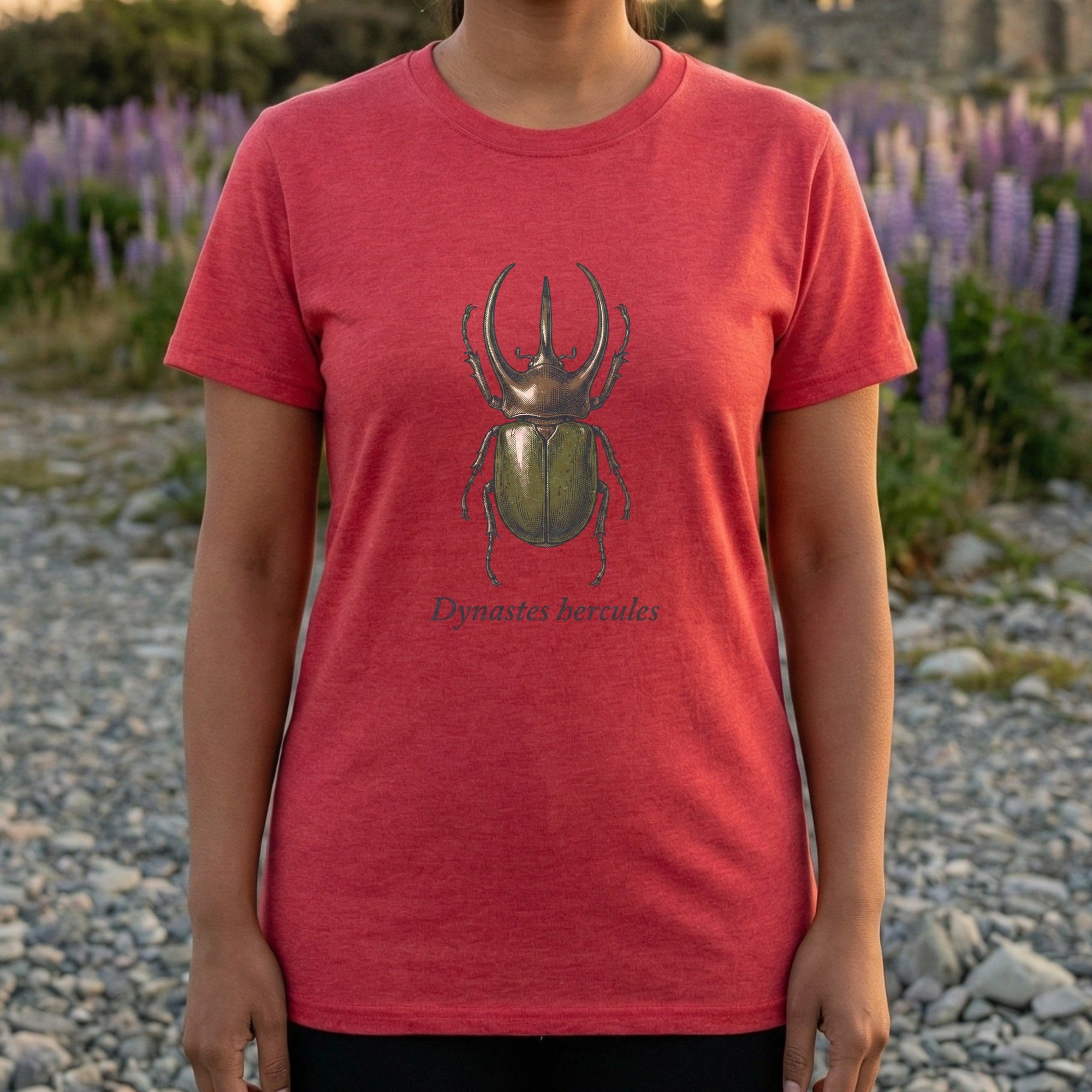 Dynastes Hercules Beetle Graphic Print Shirt