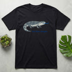 Blue-Tongue Cartoon Lizard Printed Shirt