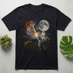Cat Battle with Fire and Laser Beams T-Shirt