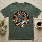 Green t-shirt with distressed Gila Monster Southwestern Division logo.