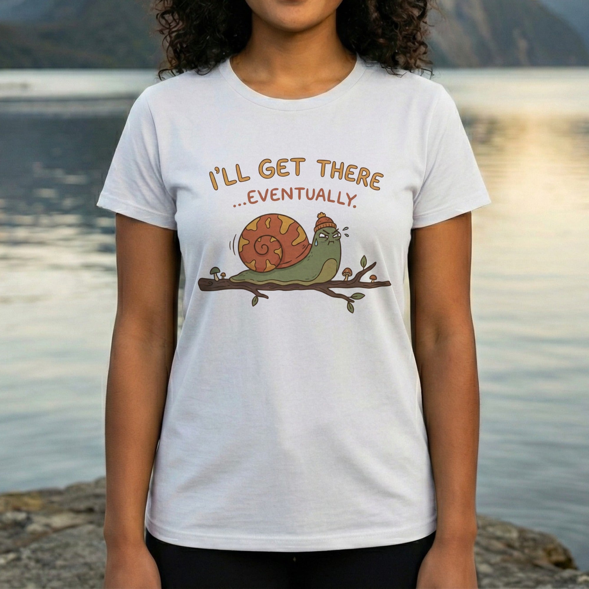 I'll Get There Eventually Snail T-Shirt