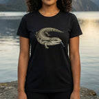 Blue Tongue Lizard Graphic Printed T-shirt