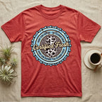 Red t-shirt with a bottle cap logo featuring "Certified Fresh" and cow isopods.