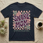 Serpent Mama Snake Mom with scales and snuggles design.
