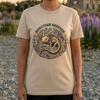 Monstrum Aquosum Graphic Tee with Mystical Creature Design