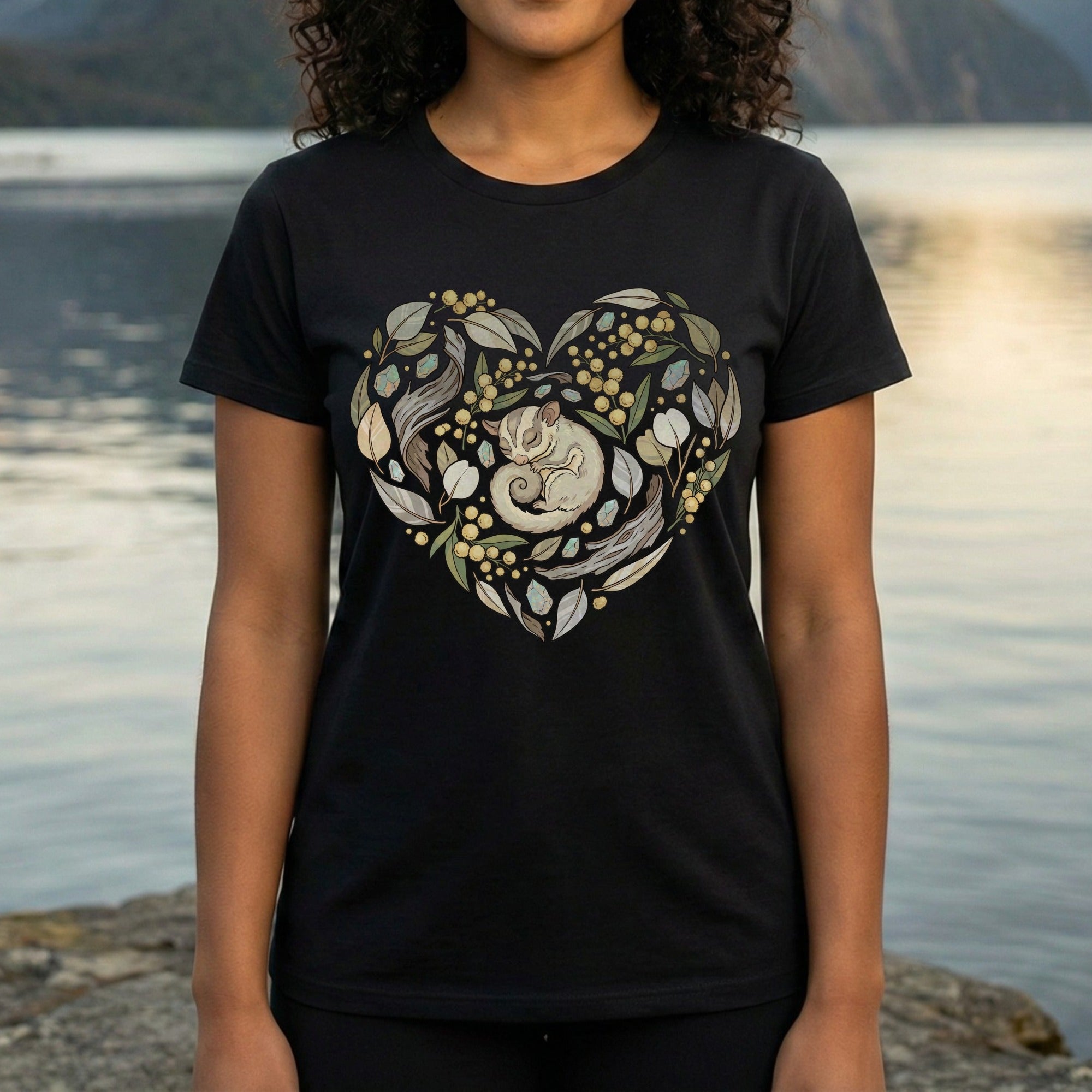 Enchanting Heart Forest Creature Women's T-Shirt