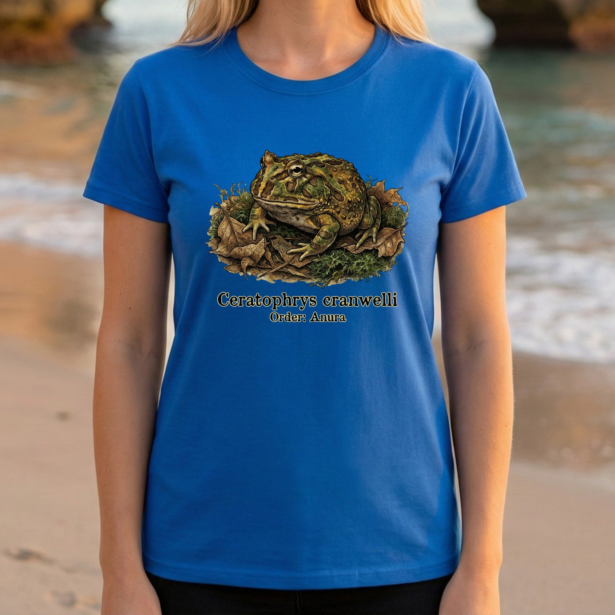 Ceratophrys Cranwelli Order Anura Women's T-Shirt