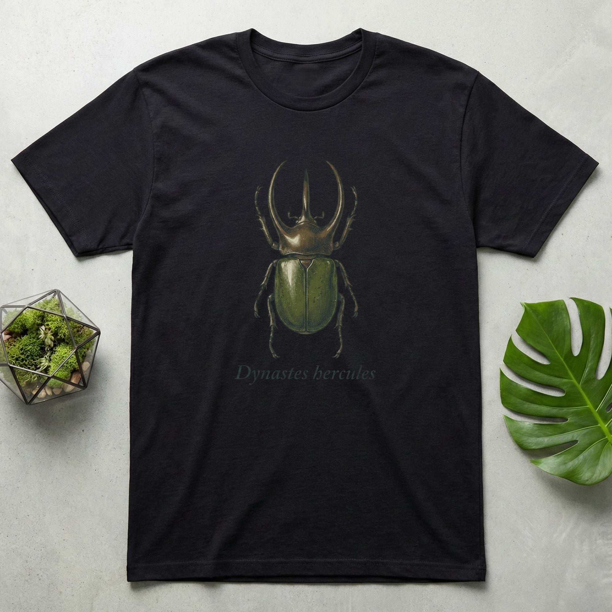 Dynastes hercules beetle graphic t-shirt