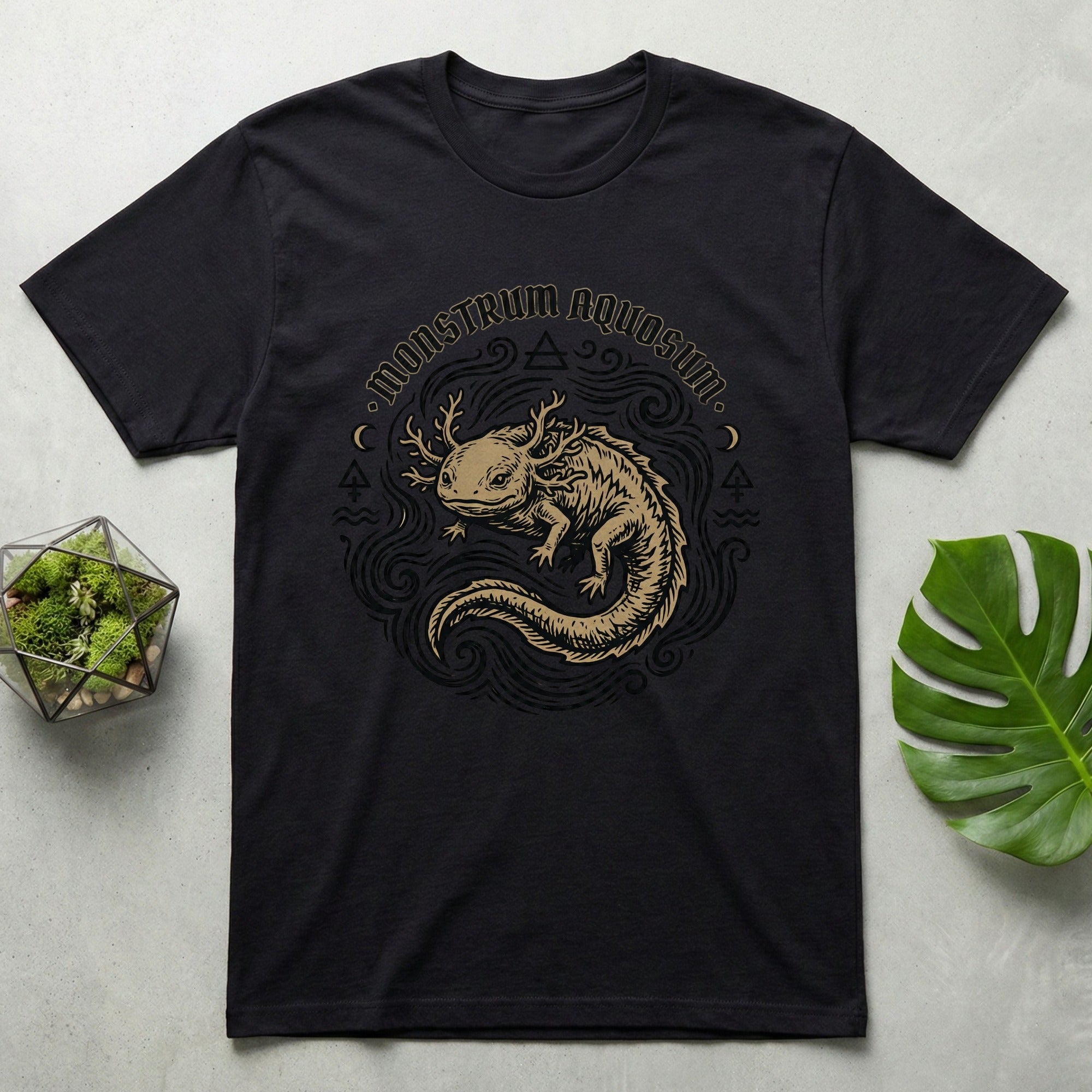 Monstrum Aquosum Graphic Tee Mythical Creature Shirt