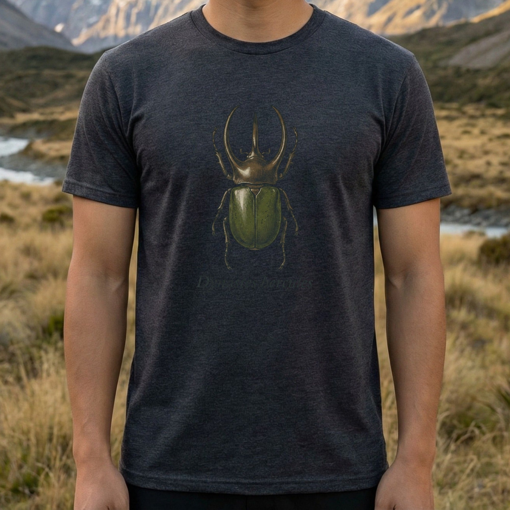 Dynastes Hercules Beetle Graphic T-Shirt Product