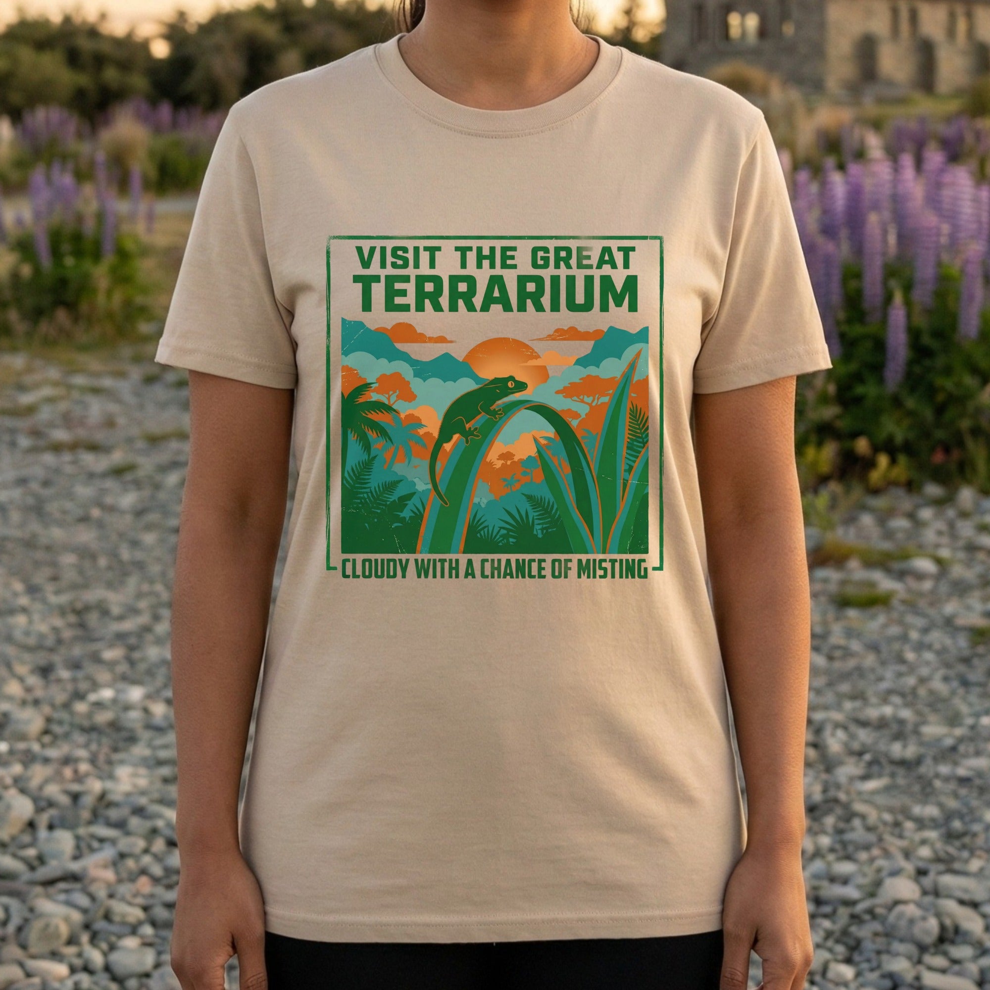 Visit the Great Terrarium Cloudy Misty T-Shirt