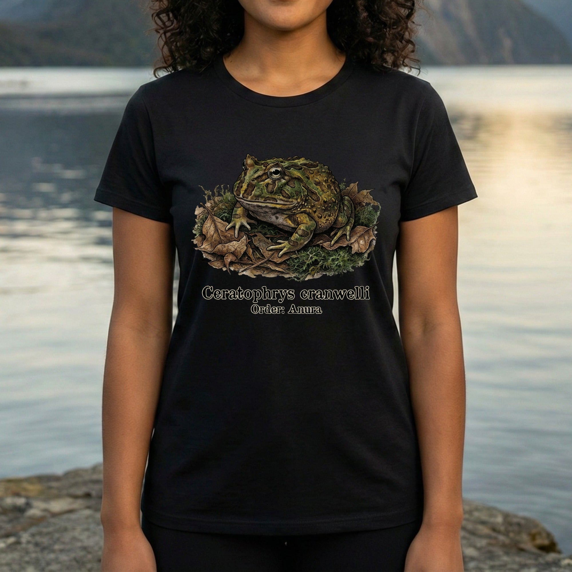 Ceratophrys cranwelli Order Anura illustrated T-shirt