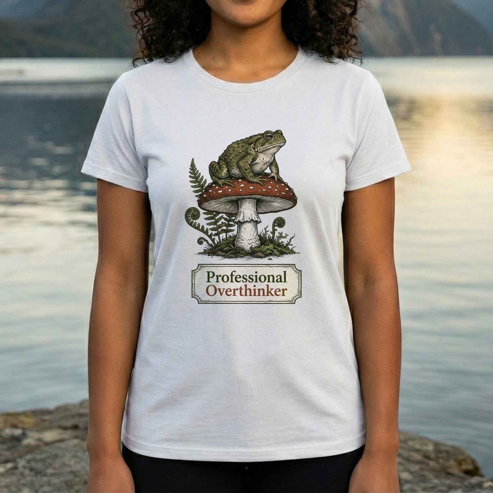 Professional Overthinker Frog Design Women's T-Shirt