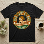 Black t-shirt with "High Desert Sun Club Sun-Baked Since Est. 2026" graphic.