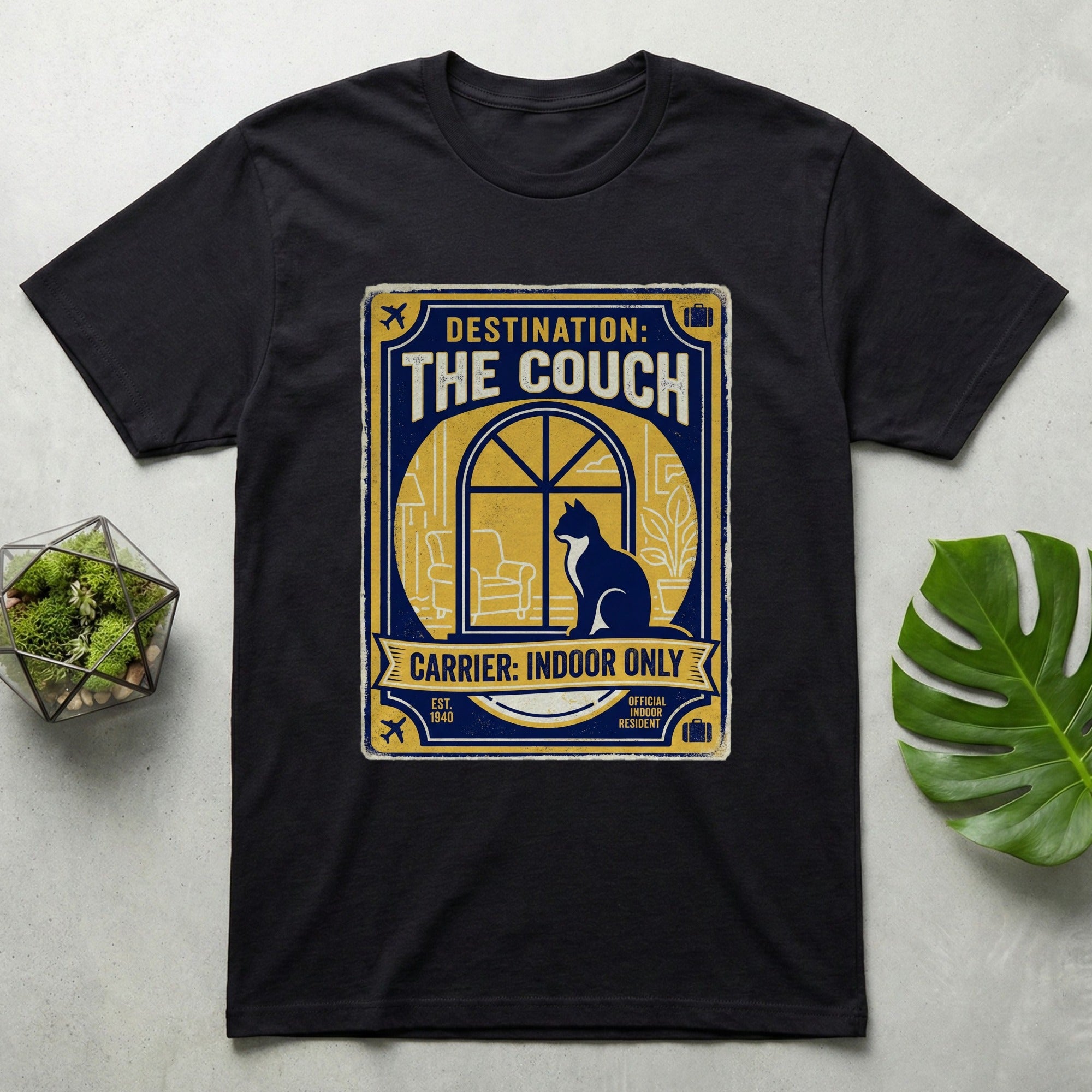 Destination The Couch Carrier Indoor Only T-shirt